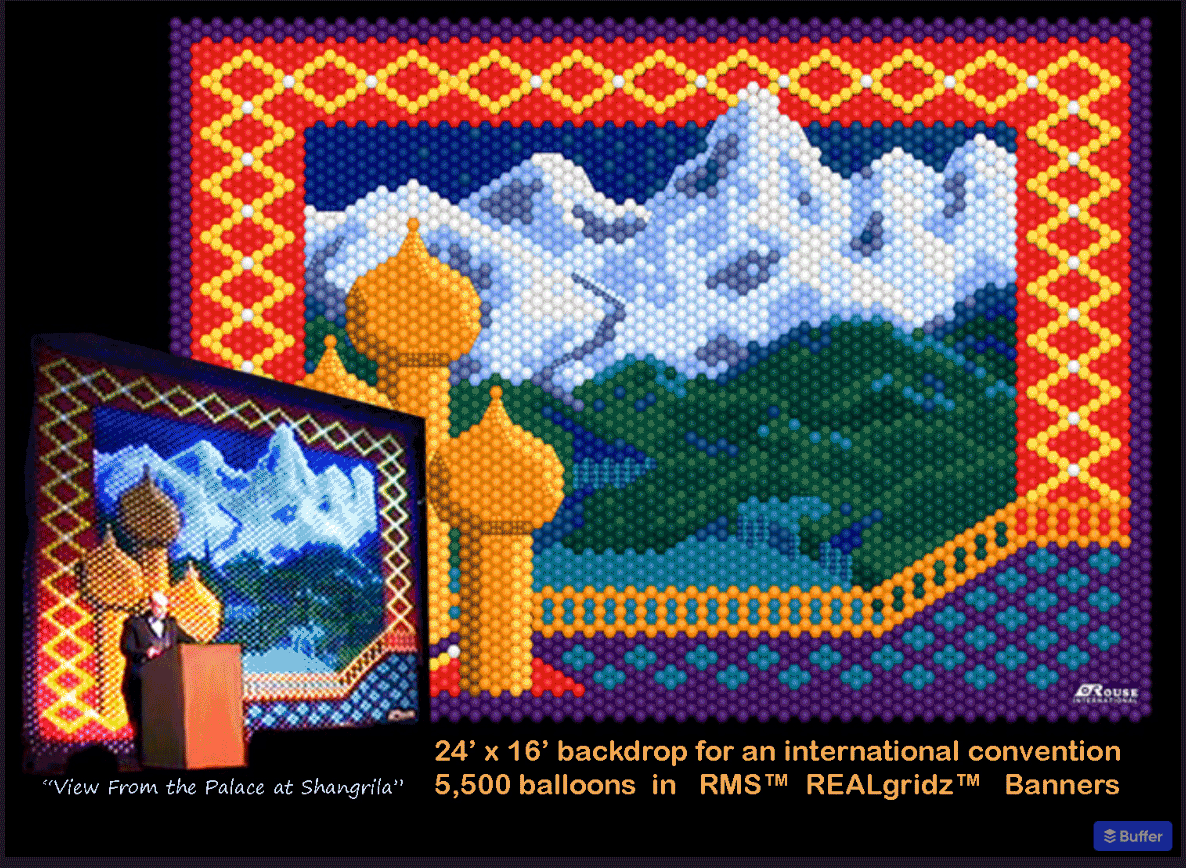 Animation with 5 examples of RMS REALgridz projects